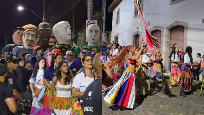 1º dia do Carnaval 2025 de Itabirito resgata tradições e movimenta Centro Histórico