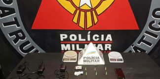 Jovem é preso no Padre Faria, em Ouro Preto, com cocaína e haxixe Jovem é preso no Padre Faria, em Ouro Preto, com cocaína e haxixe