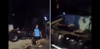 MG: carreta invade casa às margens da Via Expressa; motorista foge MG: carreta invade casa às margens da Via Expressa; motorista foge