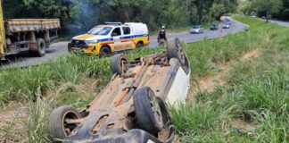 Traficante foragido, de alta periculosidade, da Cabana do Pai Tomás, é preso após capotar carro na MG-424 Traficante de alta periculosidade do TCP é preso após capotamento na MG-424