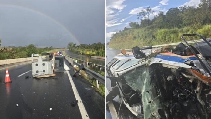 MG: policial militar morre e sargento fica ferido após acidente com viatura