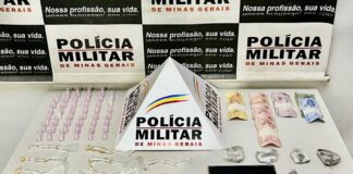 Mariana: homem é preso com 40 pedras de crack, 46 pinos de cocaína e 6 porções de maconha no Cabanas Mariana: homem é preso com 40 pedras de crack, 46 pinos de cocaína e 6 porções de maconha no Cabanas