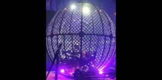 MG: motociclista se envolve em acidente durante apresentação no globo da morte; VÍDEO MG: motociclista se envolve em acidente durante apresentação no globo da morte; VÍDEO