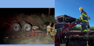 Minas Gerais: caminhão capota na MGC-122, nesta madrugada, e motorista (de 25 anos de idade) morre Minas Gerais: caminhão capota na MGC-122, nesta madrugada, e motorista (de 25 anos de idade) morre