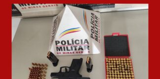 Novo Bento Rodrigues, Mariana: após marido ameaçar matar esposa, arma e 161 munições são apreendidas Novo Bento Rodrigues, Mariana: após marido ameaçar matar esposa, arma e 161 munições são apreendidas