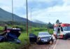 Em 45 min, 2 acidentes na BR-040, em Itabirito, perto do Mirante da Serra; em 1 deles, vítima é arremessada Em 45 min, 2 acidentes na BR-040, em Itabirito, perto do Mirante da Serra; vítima arremessado em 1 deles