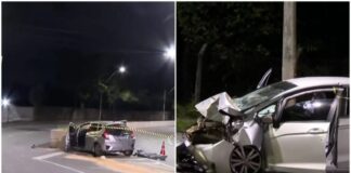 Homem morre e outros 2 ficam feridos após carro colidir com mureta de proteção em BH Homem morre e outros 2 ficam feridos após carro colidir com mureta de proteção em BH