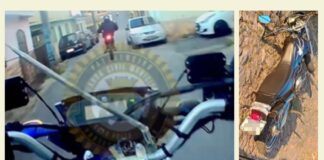 Registrado em vídeo: GCM de Ouro Preto acompanha moto com placa levantada e conduzida por inabilitado Registrado em vídeo: GCM de Ouro Preto acompanha moto com placa levantada e conduzida por inabilitado