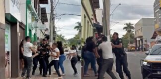 Itabirito: confusão entre 3 mulheres e 1 casal de venezuelanos termina em pancadaria e GCM intervém Itabirito: confusão entre 3 mulheres e 1 casal de venezuelanos termina em pancadaria e GCM intervém