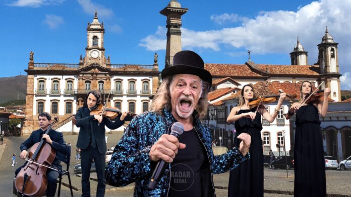Alceu Valença e Orquestra Ouro Preto se apresentam em show gratuito na Praça Tiradentes