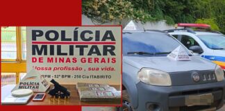 Itabirito: homem é preso na Vila Gonçalo com 3 barras de maconha e pistola em fundo falso de carro Itabirito: homem é preso na Vila Gonçalo com 3 barras de maconha e pistola em fundo falso de carro
