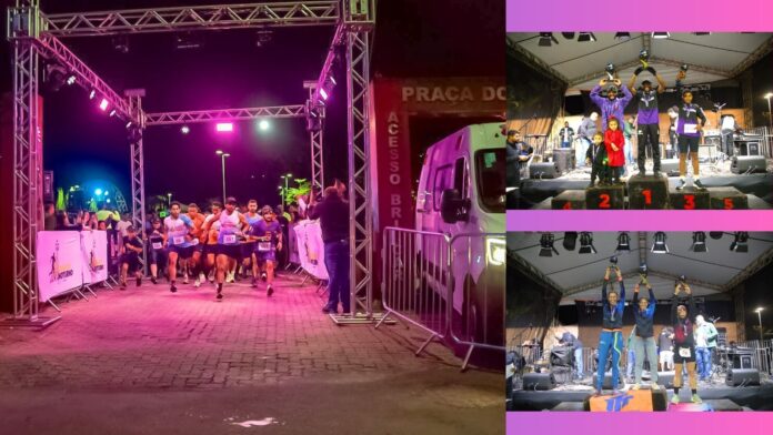 Mais de 400 participantes: Desafio Noturno movimenta ruas de Itabirito