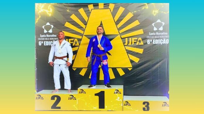 Jiu-jítsu: Daniel Moura, da Gracie Barra, leva Itabirito ao pódio conquistando ouro no JJFA