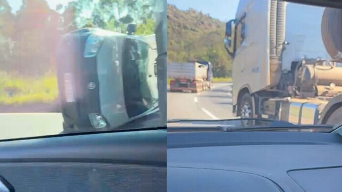 Terça (20/5): acidente na BR-356, Serra da Santa, Itabirito; VEJA VÍDEO