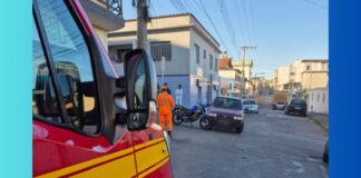 Colisão entre carro e moto deixa mulher ferida em Conselheiro Lafaiete Colisão entre carro e moto deixa mulher ferida em Conselheiro Lafaiete