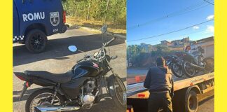Itabirito: após furto de moto, bandidos tentam extorquir a dona, mas GCM recupera veículo Itabirito: após furto de moto, bandidos tentam extorquir a dona, mas GCM recupera veículo