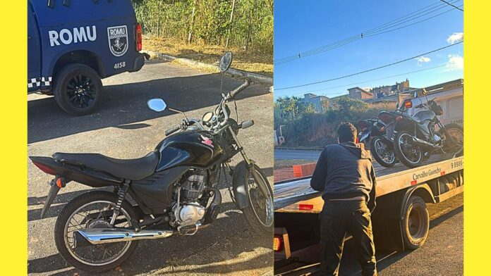 Itabirito: após furto de moto, bandidos tentam extorquir a dona, mas GCM recupera veículo