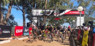 Itabirito, Alto do Cristo: evento Internacional Chaoyang Estrada Real reúne 1,2 mil atletas de mountain bike Internacional Chaoyang Estrada Real 2025 em Itabirito. Foto - divulgação.