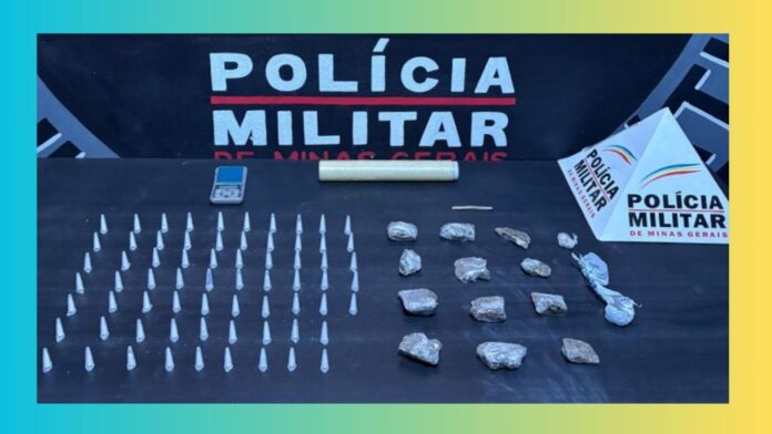 Jovem agride namorada, é pego com cocaína e maconha, e acaba preso, em Mariana