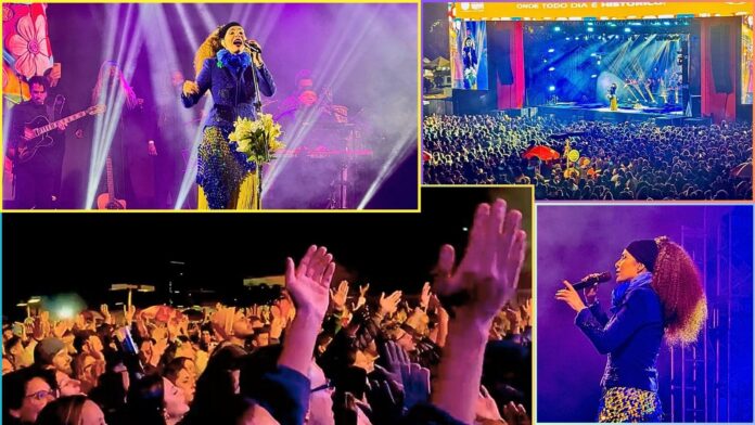 Vanessa da Mata se apresenta nas comemorações dos 314 anos de Ouro Preto