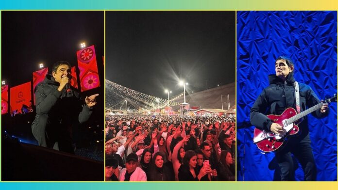 Itabirito: público canta com Samuel Rosa no Julifest