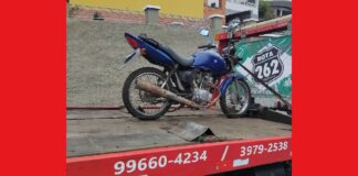 Itabirito: moto levada por ladrão na madrugada do Santo Antônio é recuperada no Saudade pela GCM Itabirito: moto levada por ladrão na madrugada do Santo Antônio é recuperada no Saudade pela GCM