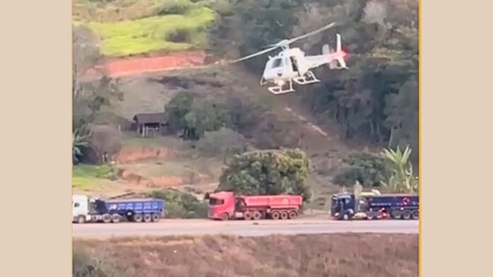 PM, helicóptero, Itabirito: perseguição, que terminou no Calçadas, começou no Padre Adelmo
