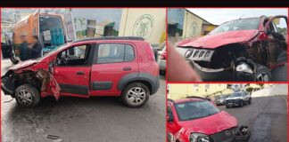 Carro, com 2 senhoras, capota em morro do bairro Boa Viagem, em Itabirito Carro, com 2 senhoras, capota em morro do bairro Boa Viagem, em Itabirito