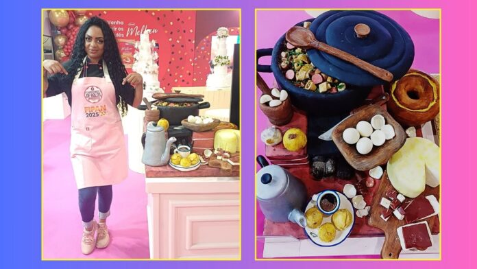 Entre os 6 finalistas: Bebel Martins é Itabirito na Fipan, maior feira de confeitaria da América Latina