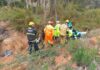 BR-040: carro invade contramão, capota, cai em barranco e deixa 2 feridos em Conselheiro Lafaiete BR-040: capotamento deixa 2 pessoas feridas em Conselheiro Lafaiete