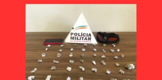 Ouro Preto, Antônio Pereira: vendendo buchas de maconha, jovem tenta fugir, mas acaba preso pela PM Ouro Preto, Antônio Pereira: vendendo buchas de maconha, jovem tenta fugir, mas acaba preso pela PM