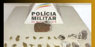 PM prende jovem com skank, maconha e haxixe no mirante do Cruzeiro do Sul, em Mariana PM prende jovem com skank, maconha e haxixe no mirante do Cruzeiro do Sul, em Mariana