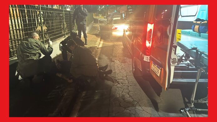 Homem em surto é socorrido em Itabirito após confusão com motorista  