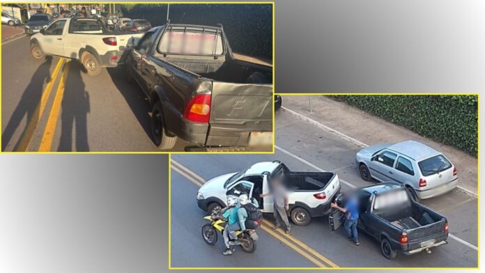 Itabirito: condutor parecendo bêbado bate na traseira de picape, recusa bafômetro e acaba na delegacia