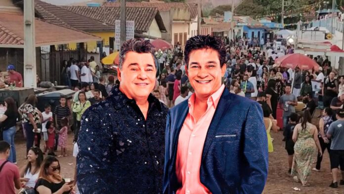 Dupla Cezar e Paulinho é atração de 10/8 na Festa dos Mineiros, em Santo Antônio do Leite, Ouro Preto