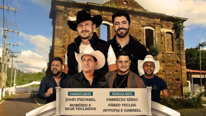 Antônio Pereira, Ouro Preto: Antony e Gabriel entre as atrações da Festa da Lapa; confira toda programação