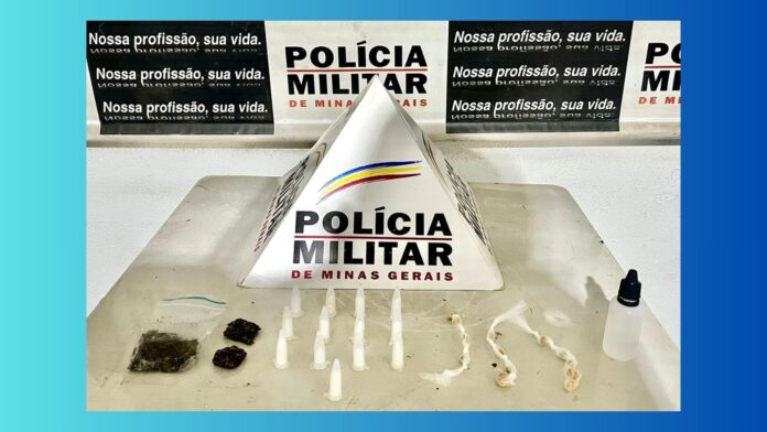 Adolescente (de 16 anos) é apreendido com maconha, crack, cocaína e lança-perfume em Mariana