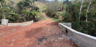 Prefeitura de Ouro Preto conclui reconstrução da ponte do Pocinho Prefeitura de Ouro Preto conclui reconstrução da ponte do Pocinho