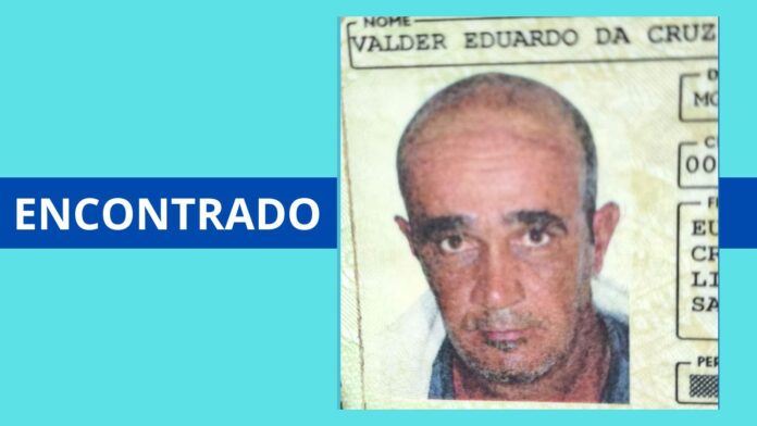 Itabirito: após quase 1 semana desaparecido, Valder Eduardo da Cruz é encontrado