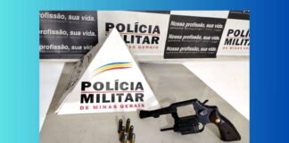 Mariana: com revólver carregado, mulher ameaça funcionário de escola e é presa no Cabanas Mariana: com revólver carregado, mulher ameaça funcionário de escola e é presa no Cabanas