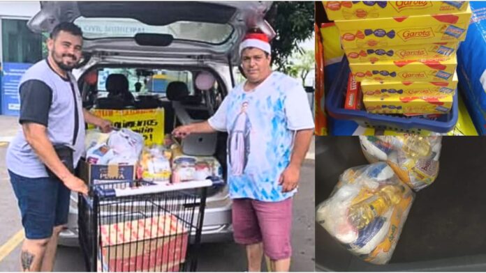 Natal: após 36 cestas em 2024, Gilberto do Táxi, de Itabirito, quer ampliar doações a famílias pobres; ajude
