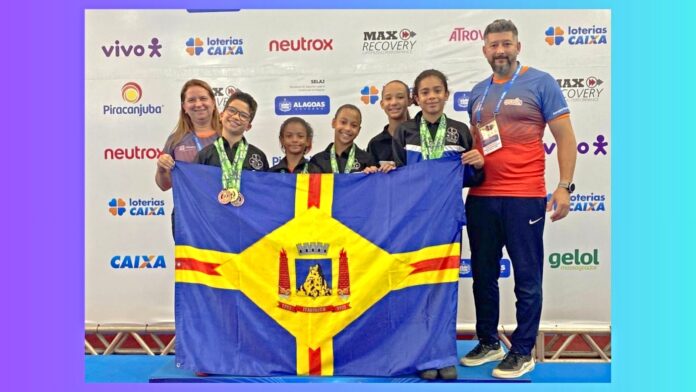 Em Maceió, Itabirito sobe ao pódio 4 vezes em 1º lugar no Torneio Nacional de Ginástica