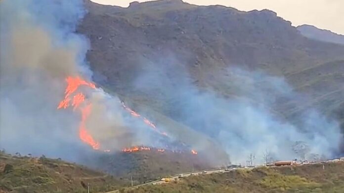 PC prende jovem por grande incêndio no Parque do Itacolomi, entre Mariana e Ouro Preto
