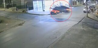 BH: carro conduzido por bandido e viatura da PM ‘voam’ em perseguição após furto; VEJA VÍDEO Carro e viatura da PM ‘voam’ durante perseguição após furto em BH; VEJA VÍDEO