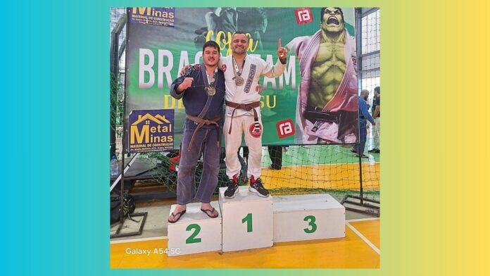 Daniel Moura, de Itabirito, é campeão na Copa Braga Team de Jiu-Jítsu, de Conselheiro Lafaiete  