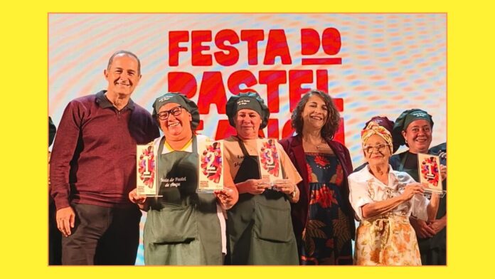 Conceição, Nilda e Leonel: as campeãs da Festa do Pastel de Angu, de Itabirito