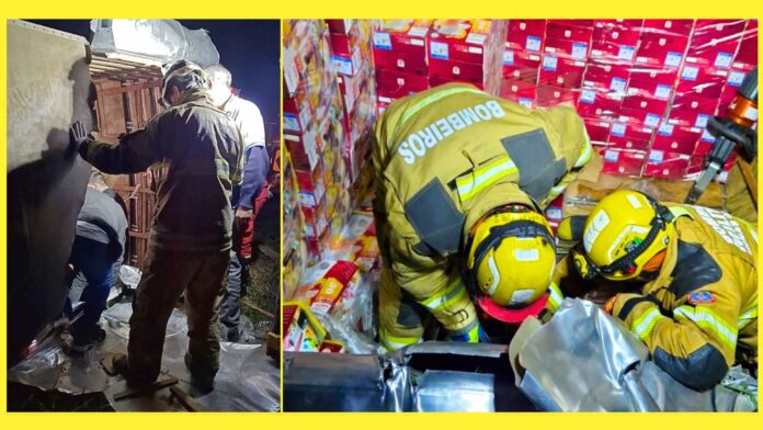 MG: lançado para fora da carreta que conduzia, motorista morre em acidente na BR-040