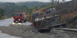 MG: motorista (de 20 anos) morre soterrado por carga de cimento após caminhão tombar na BR-146 MG: motorista (de 20 anos) morre soterrado por carga de cimento após caminhão tombar na BR-146