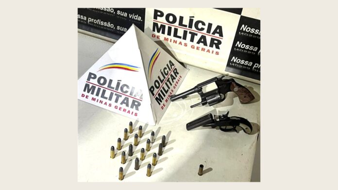 Homem é baleado após confusão por celular em Mariana; autor foi preso e armas apreendidas