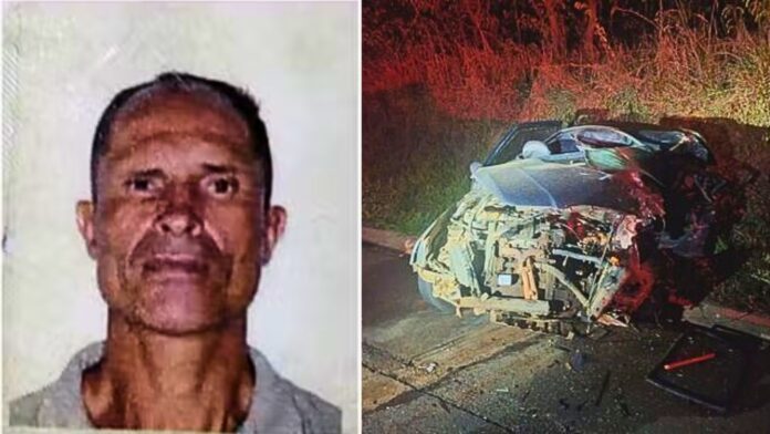 Condutor de carro morre após colisão com carreta na MG-050